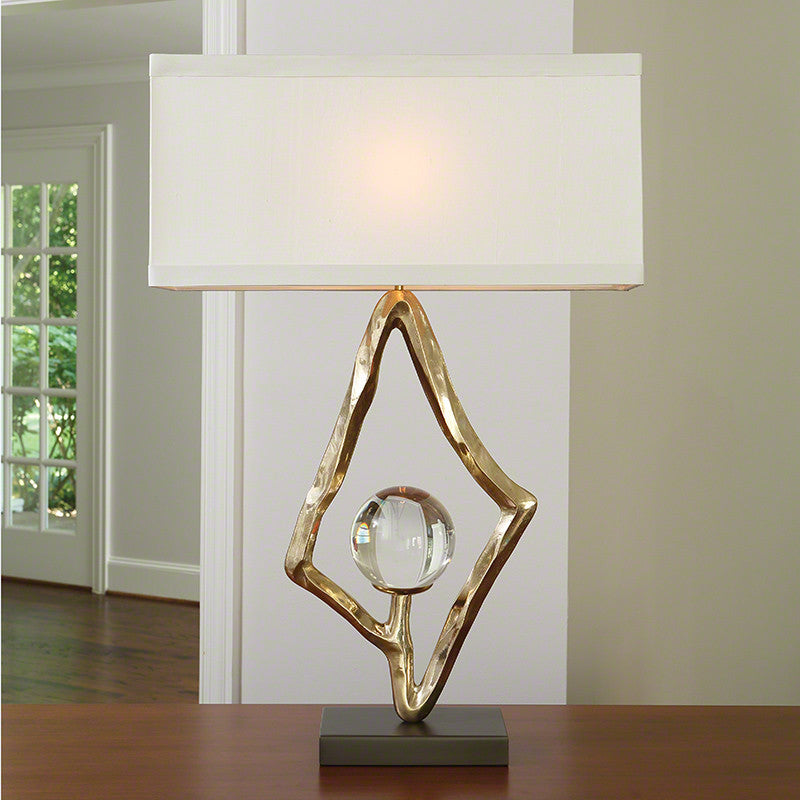 Crystal Panel Table Lamp - Visual Comfort