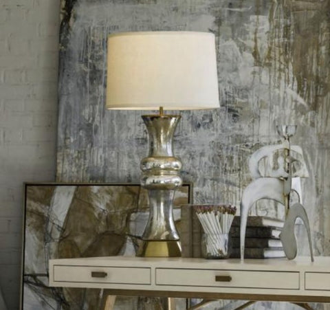 Cannes Burnished Silver Table Lamp - Visual Comfort | Luxe Home ...